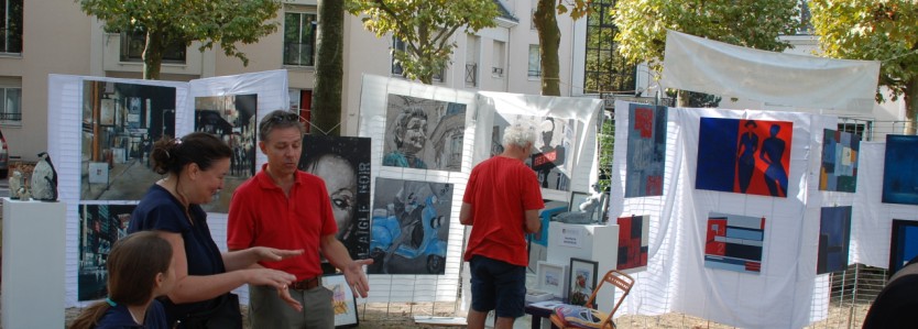 Fete de quartier accrocher expo